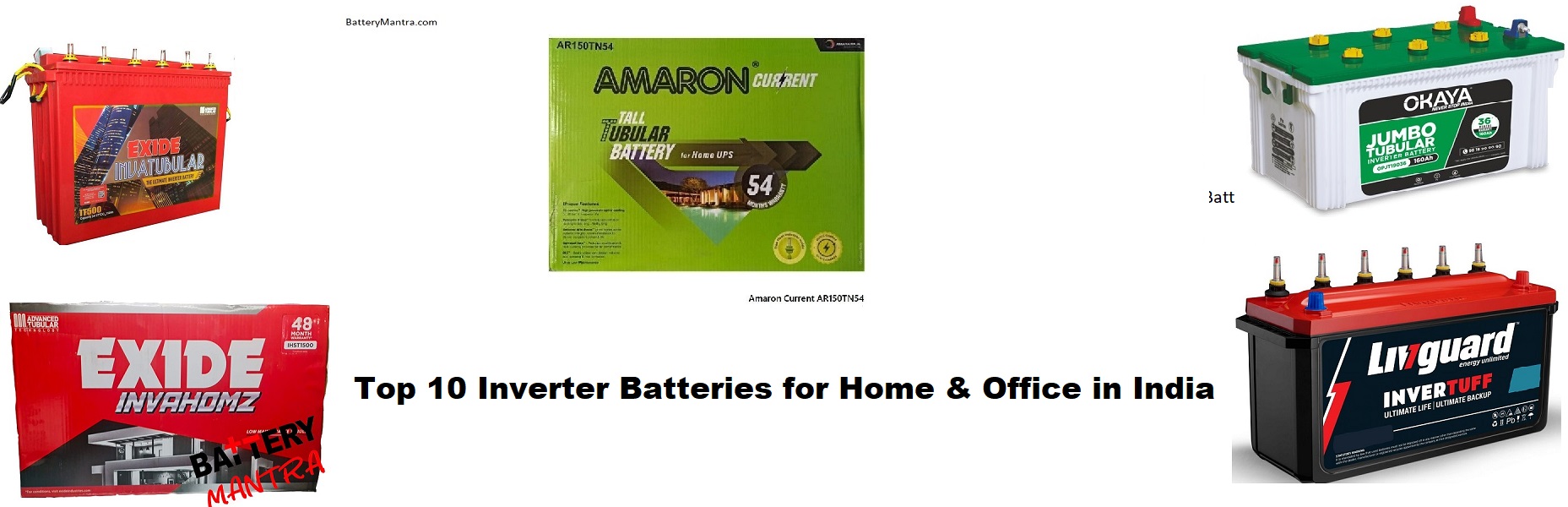 Top 10 Inverter Batteries in India BatteryMantra.com
