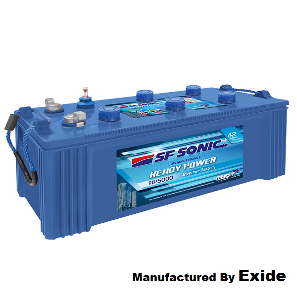 SF SONIC FRP0-RP5000 Tubular Inverter Battery  (138 AH)