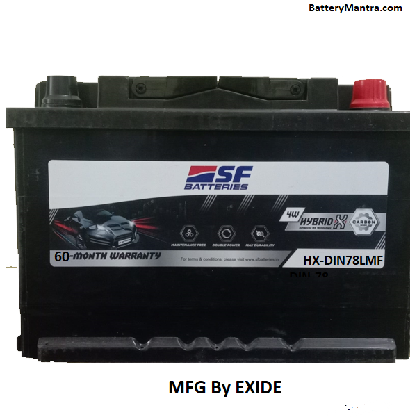 SF F4W0-HX-DIN78 Hybrid Car Battery